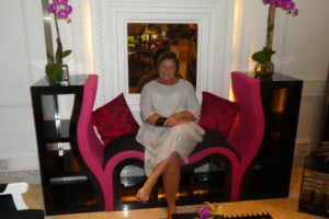 Monika in Sinagpur Monika im Sofitel Singapur