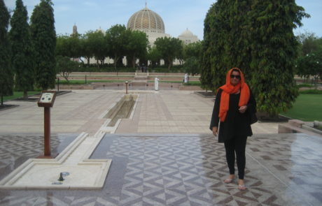 Die Sultan Qaboos Moschee in Muscat