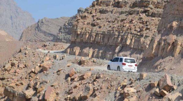 Fahrt auf den Jebel Hareem
