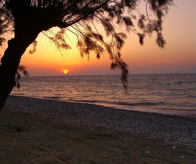 Sunset Rhodos Norden